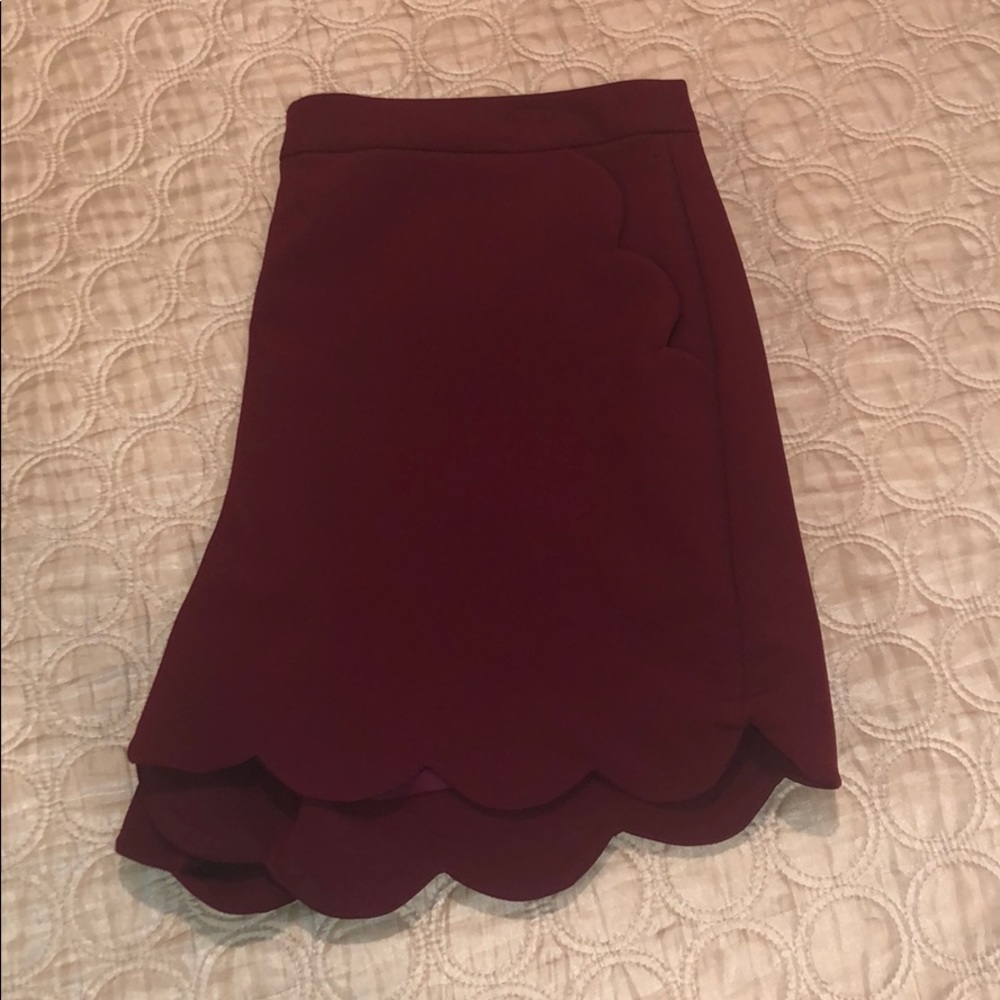 Scalloped Shorts